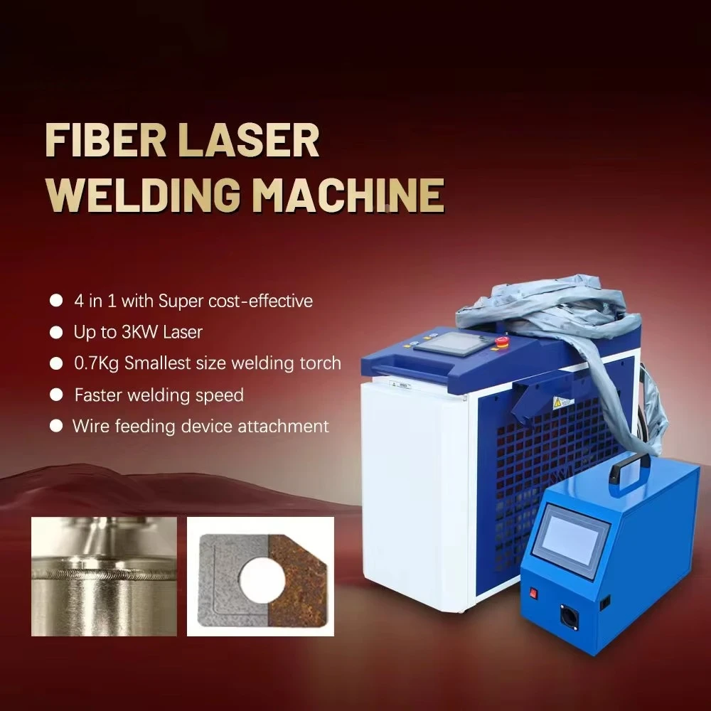 3 in 1 Multi Function Fiber Laser Welding Machine 1500 2000 3000W High Efficiency Metal Fabrication