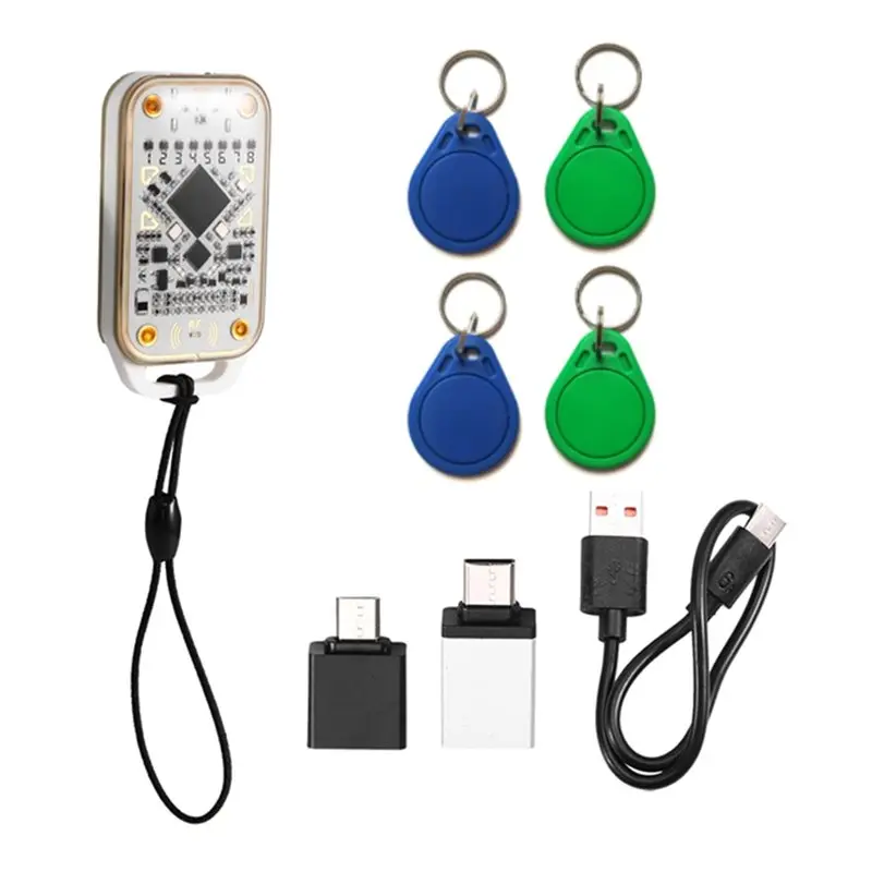 A25P Chameleon V3.0 125Khz 13.56Mhz RFID Smart Chip Emulator Reader ID IC Card Smart Tag Copyer 2Xuid& 2Xcuid Keychain