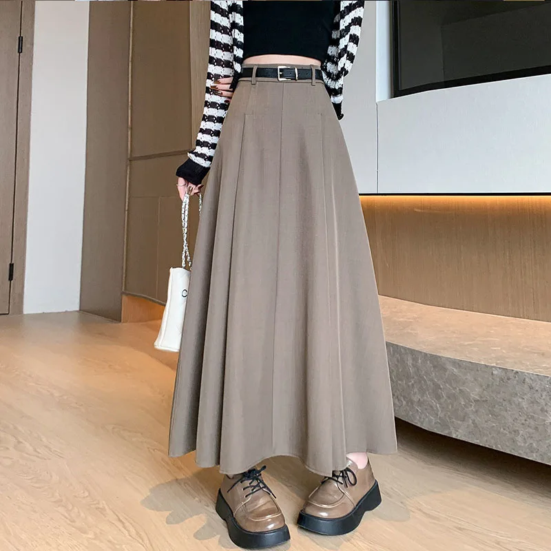 Fashionable High Waisted Slim And Elegant High End Half Length Skirt Korean Casual Thin Half Length Skirt 2024 Spring Summer New