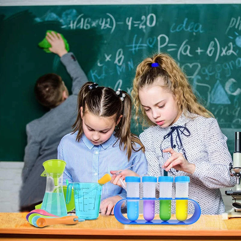 Juego de tubos de ensayo gigantes de Ciencia Juvenil para niños, Educación Temprana, habilidades motoras finas, juguetes de juego de rol