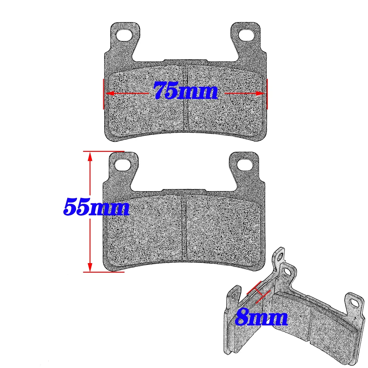 XCMT Motorcycle Front and Rear Brake Pads For Honda CBR 600 F4 F4i CBR929 CBR954 FIREBLADE CBR900 RR VTR 1000 SP-1 (SP45) CB1300