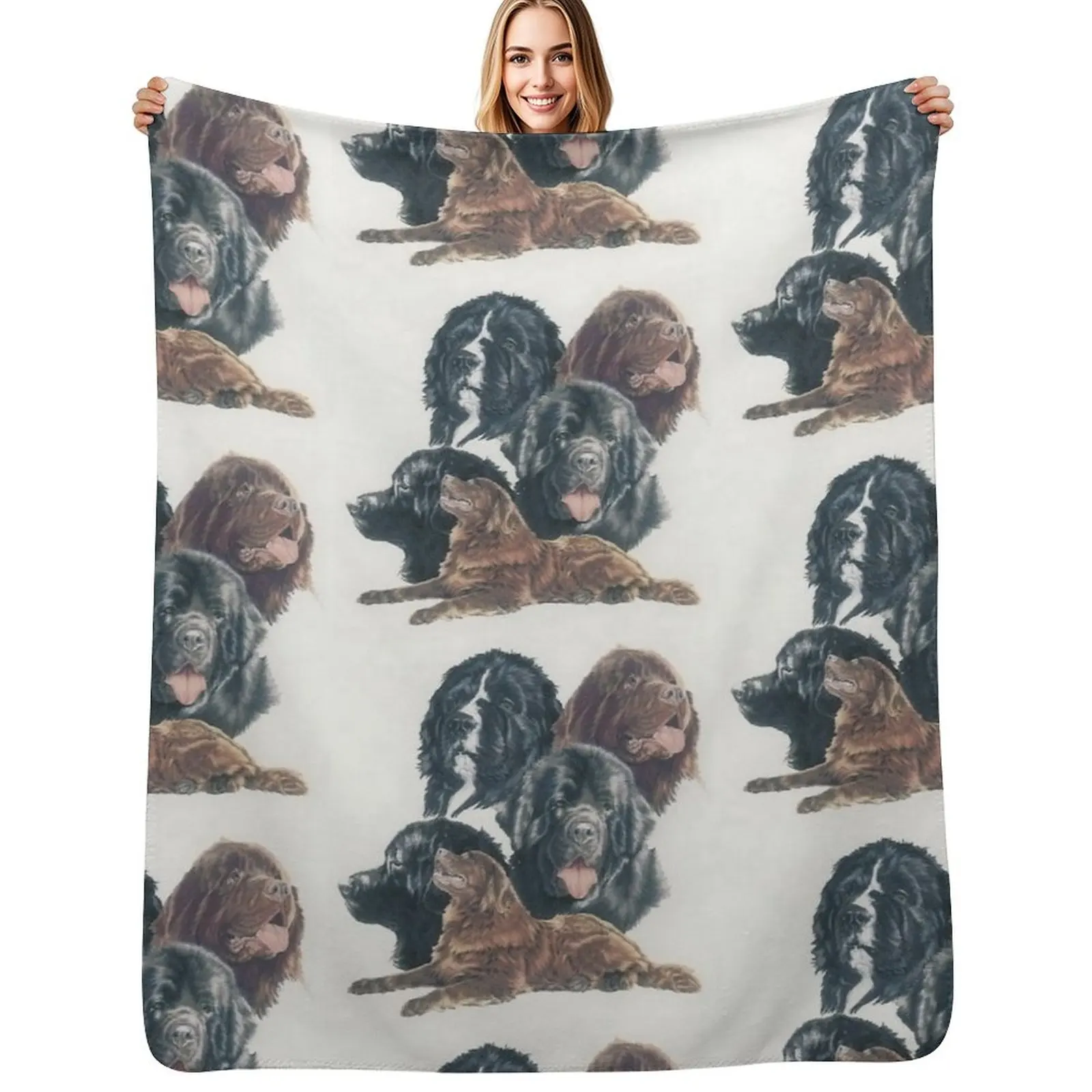 

Newfoundland Gallimaufry Throw Blanket Thermals For Travel Nap Blankets