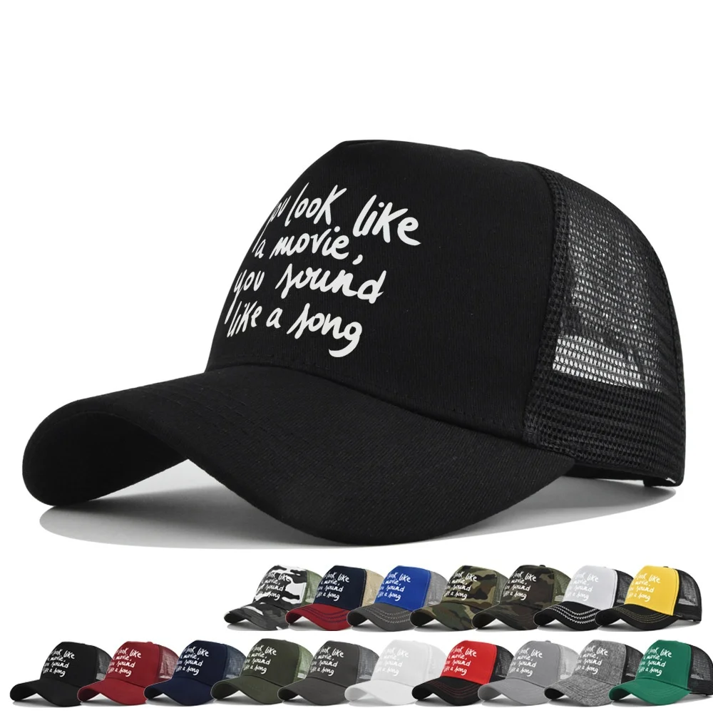 

Мужская и женская кепка с принтом «утконос», мытая дышащая сетчатая шляпа Snapback, хит продаж, бейсболки различных стилей