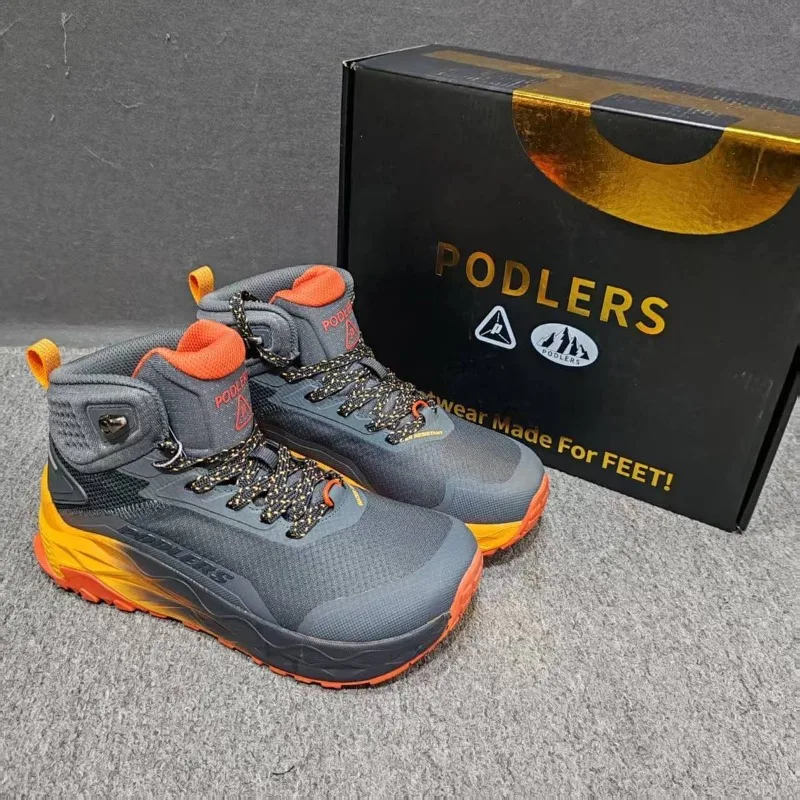 

Оригинальная брендовая уличная походная обувь унисекс, дизайнерская зимняя теплая обувь среднего размера для альпинизма, широкие треккинговые кроссовки