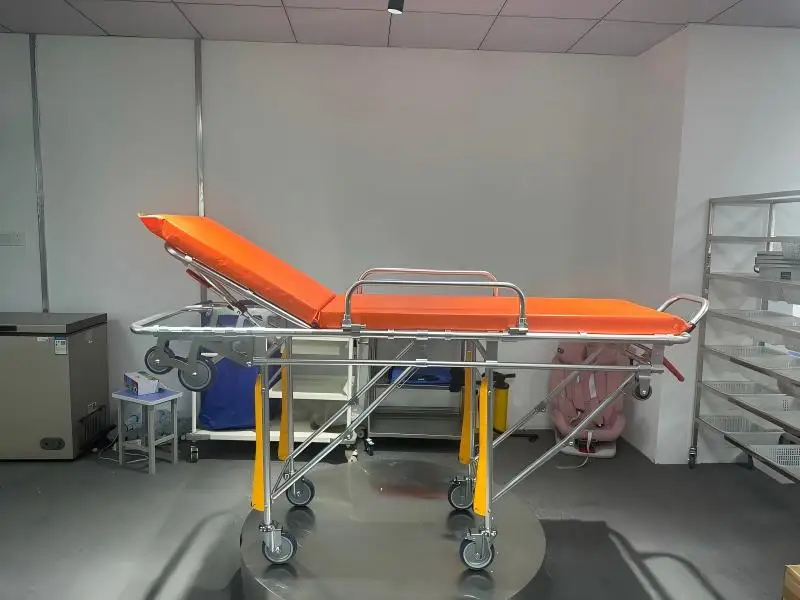 BT-TA002 Automatic Height Adjustment Aluminum Ambulance Emergency Rescue Equipment Transport Stretcher Trolley Cart - view 6