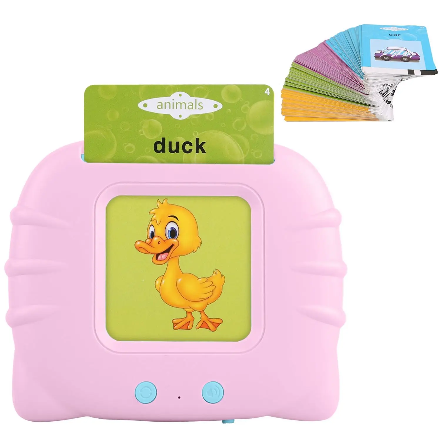 224 Words Kid Flash Talking Cards 112 Card Electronic Cognitive Audio Toddler Reading Machine Repeated Learning Cards English