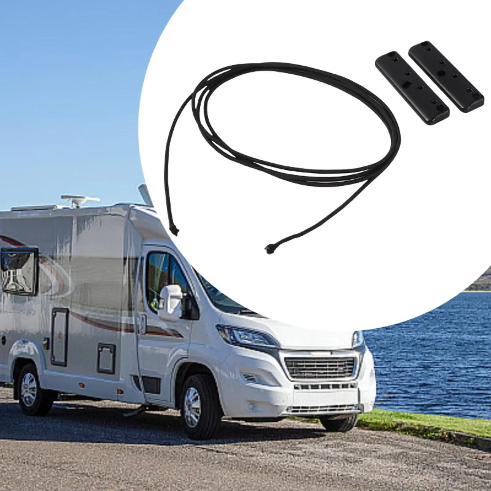

RV Cabinet Cargo Net RV Cabinet Fence Luggage Practical Modification Lightweight