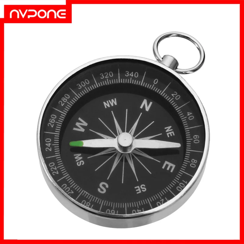 Stainless Steel Compass Pocket Compass Outdoor Camping Marching Compass Boat Hiking for Camping disorientated Survival tools