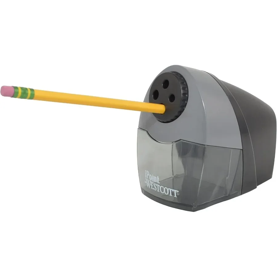 Compact Electric Multi Hole Horizontal Pencil Sharpener for Office and School Use Efficiently Sharpens Multiple Pencils at Once
