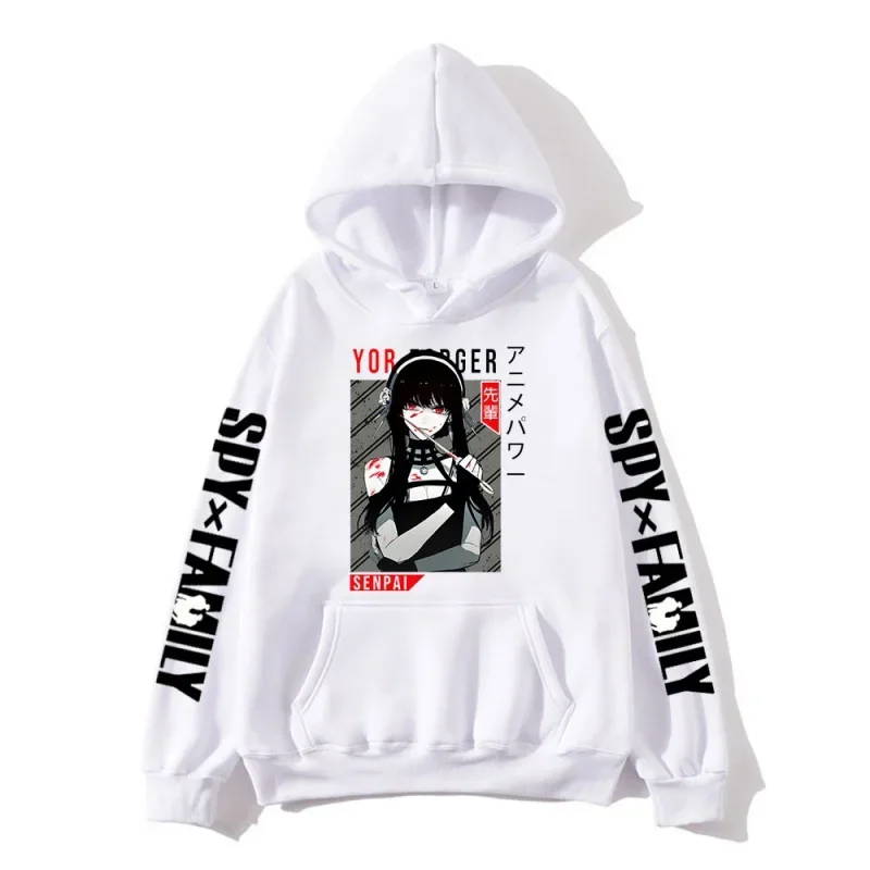 Spy X Family Anime Printed Hoodie Fashion Urban Street Clothing Simple Creative Loose Youth Popular Women's Leisure Sports