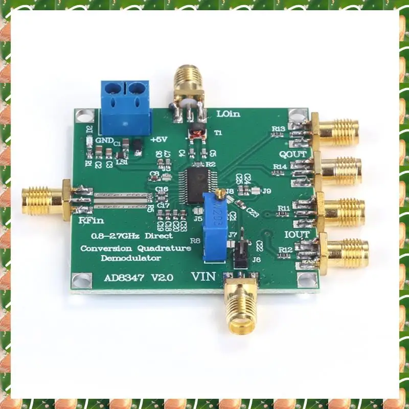 JAJA AD8347 RF التحويل السفلي المزيل رباعي النطاق العريض 800 ميجا هرتز - 2.7 جيجا هرتز وحدة فك ترميز إشارة الذكاء