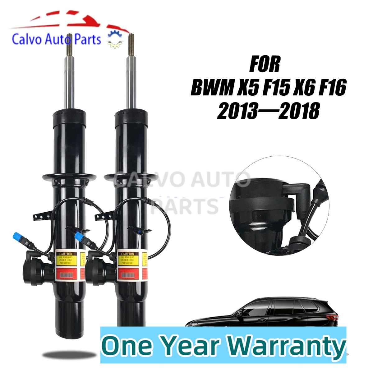 Odpowiednie do BMW X5 F15 przednie indukcyjne przednie i tylne amortyzatory samochodowe 37106875084 37106875083