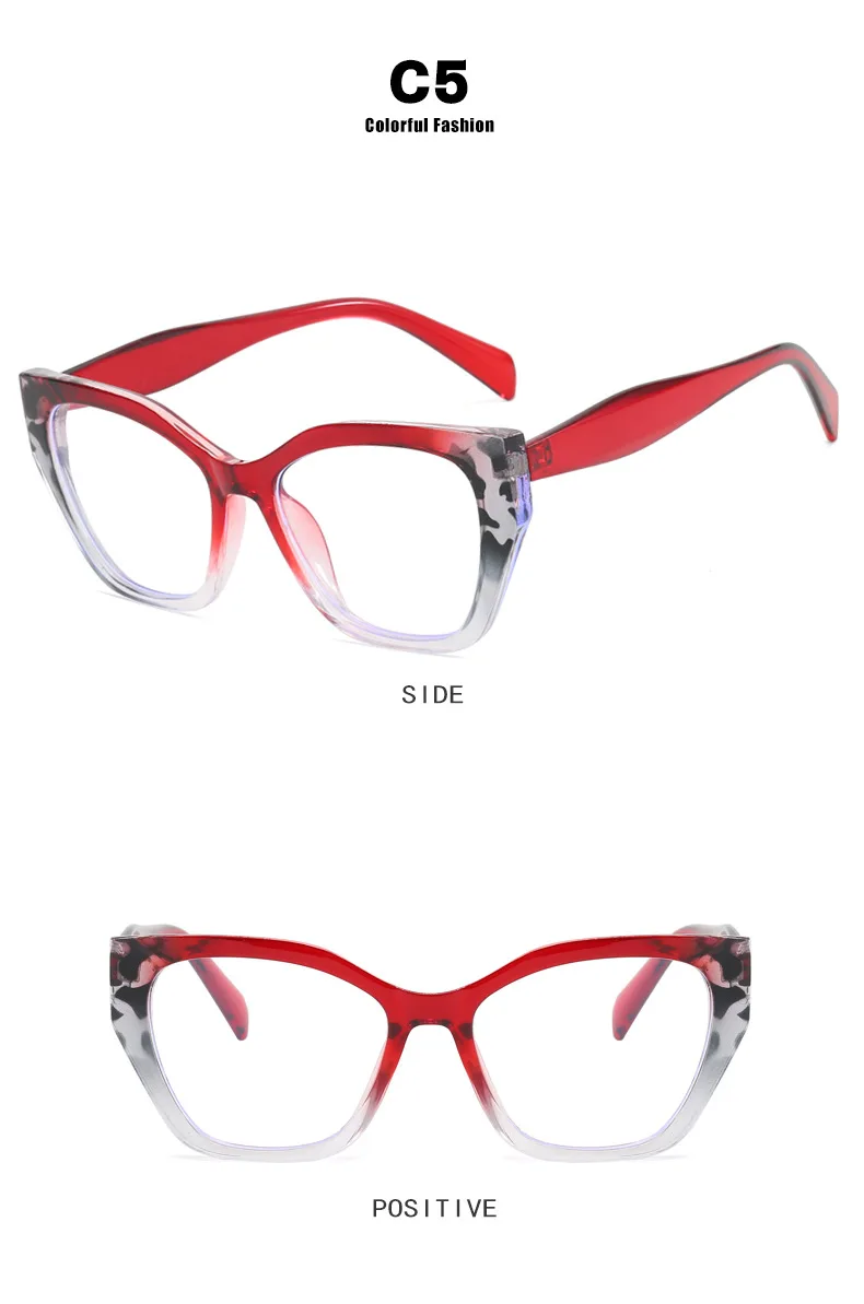 Cat Eye Photochrome Myopie Gläser Frauen Outdoor Drehen Grau Kurzsichtige Brillen Weibliche Klassische Rezept Optische Gläser – Detail 18