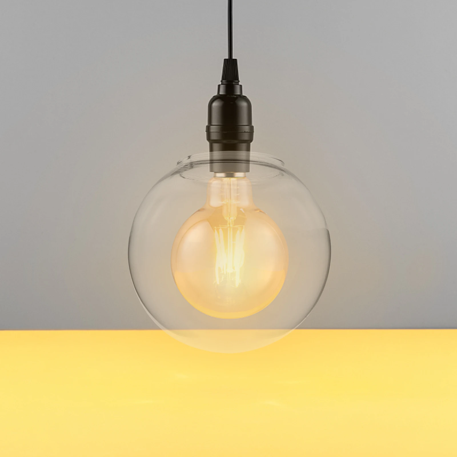 

Globe Glass Lamp Shade Pendant Light Replacement Smooth Surface Meticulously Crafted Chandelier Sconce Home Decor