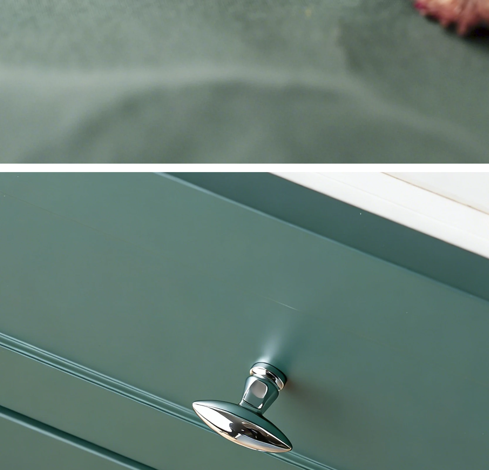 SAILANKA Möbelgriffe aus Messing, hellsilber, T-förmig, modern, nordisch, minimalistisch, für Kleiderschrank, Schrank, Einlochmontage – Detail 6