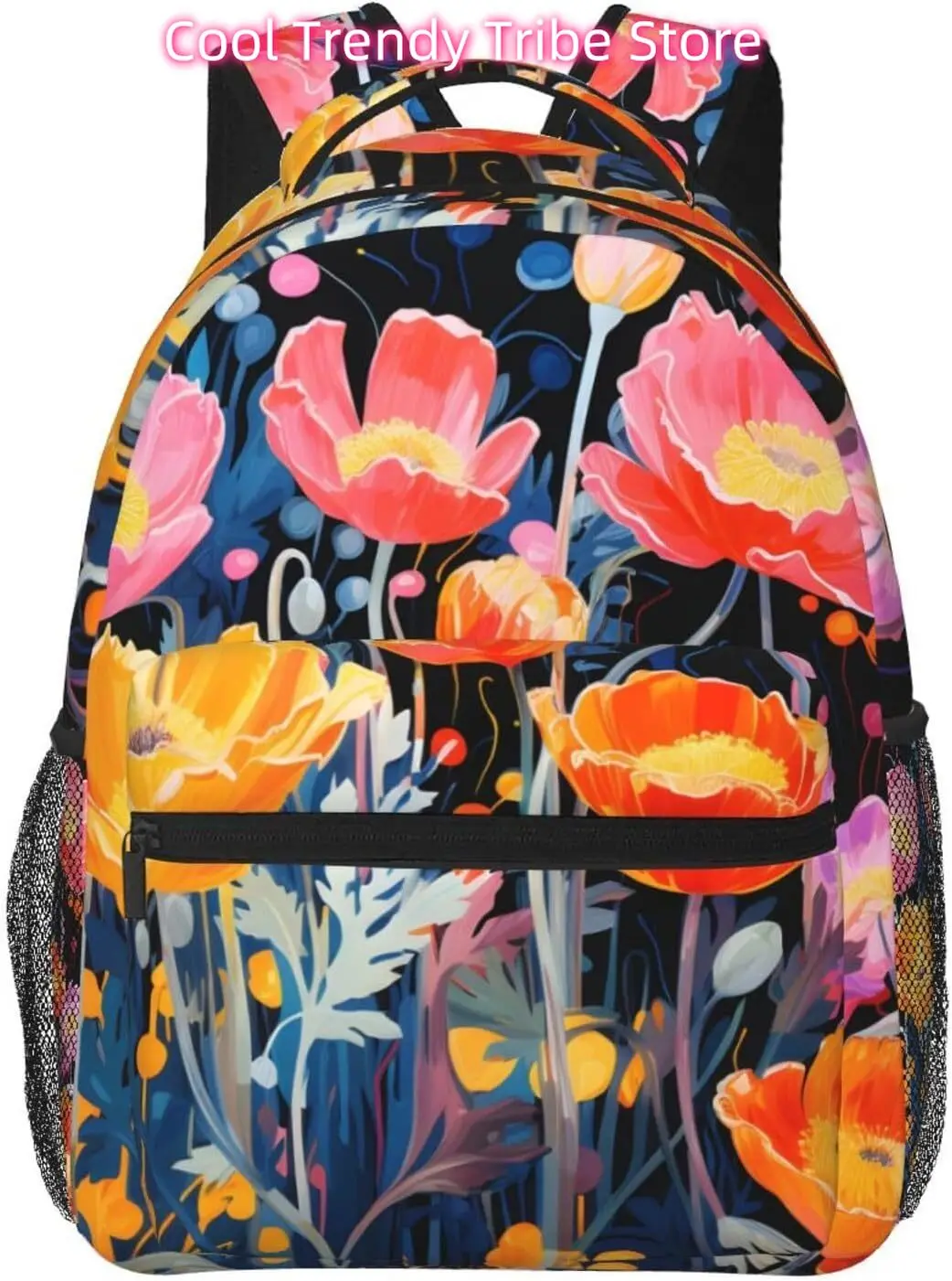 

laptop bag back to school Spring Flower Lightweight Laptop Backpack Lightweight Multipurpose Travel Casual Daypack Unisex Colleg