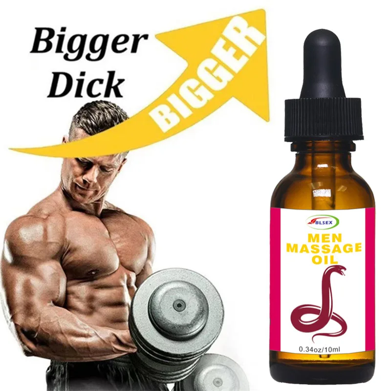 Male Penis Enlargement Oil For Men Dick Growth Enlarge Thickening XXL Big Cock Erection Delay sex adult Products Aphrodisiac Oil