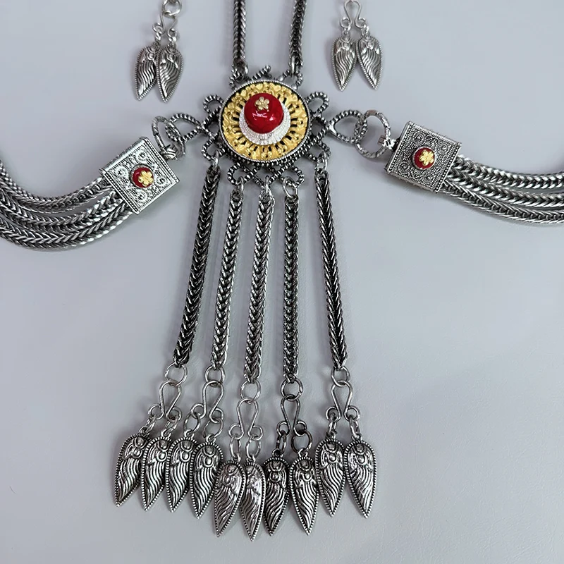 Tibetan Jewelry Waist Accessories Tibetan Alloy Antique Silver Metal National Style Waist Accessories Waist Chain