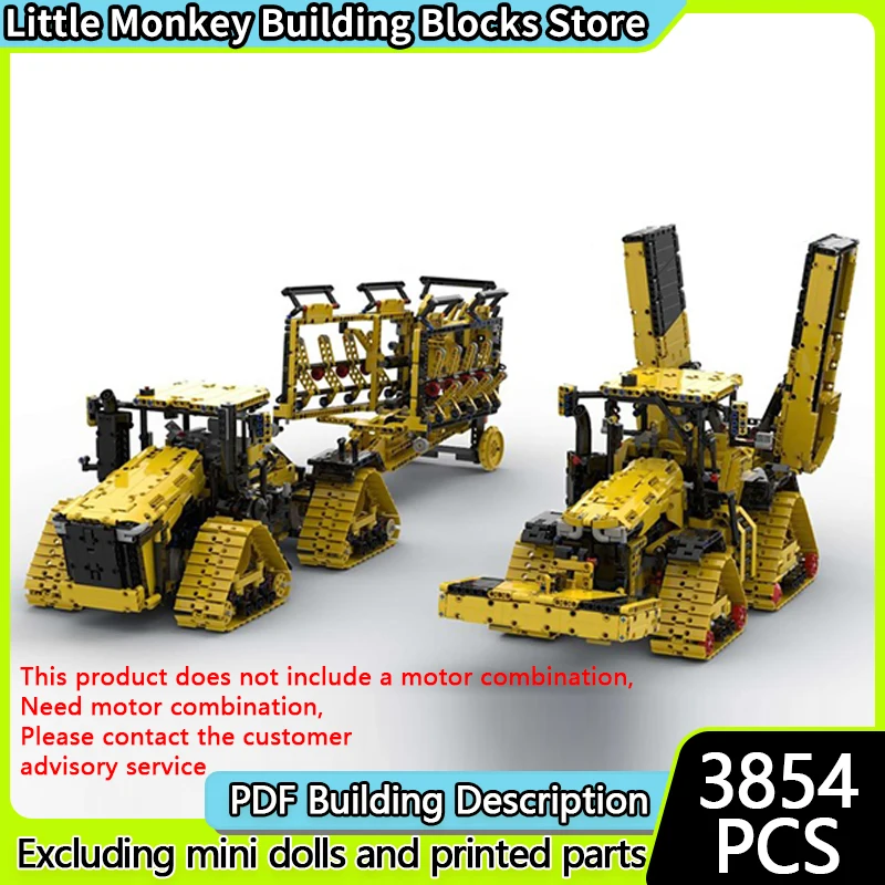 

City Car Model MOC Building Bricks Multi-Functional Agricultural Vehicle Modular Technology Children Holiday Gifts Assemble Toys