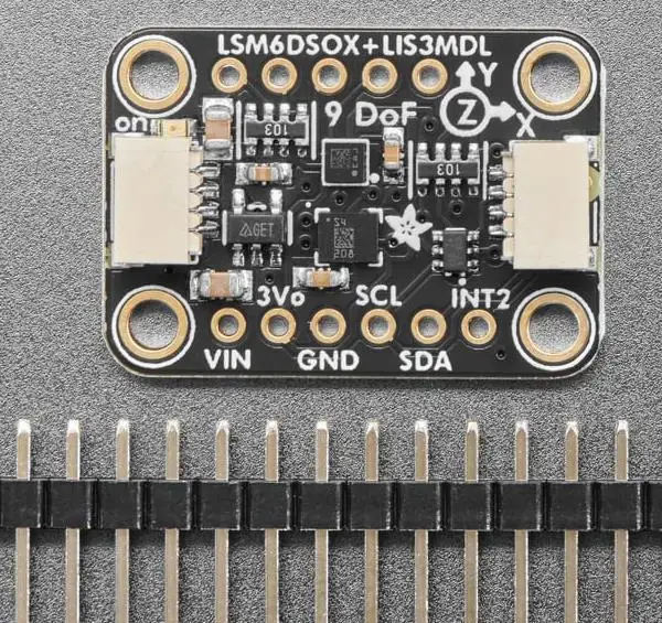 4517 inertia accelerometer LSM6DSOX + LIS3MDL - nine DoF Precision