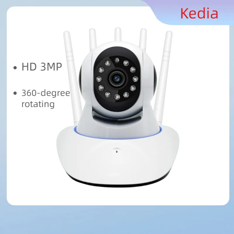 WiFi HD 3MP Wireless IP Camera head shaker JXLCAM APP 360-degree rotating wireless camera Security Surveillance Cam Smart Home