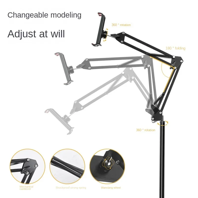 Bed Floor Stand Tablet Holder Pad Flexible Arm Mobile Phone Bracket Smartphone Type Cell Phone Ipad Cradle Support Telephone