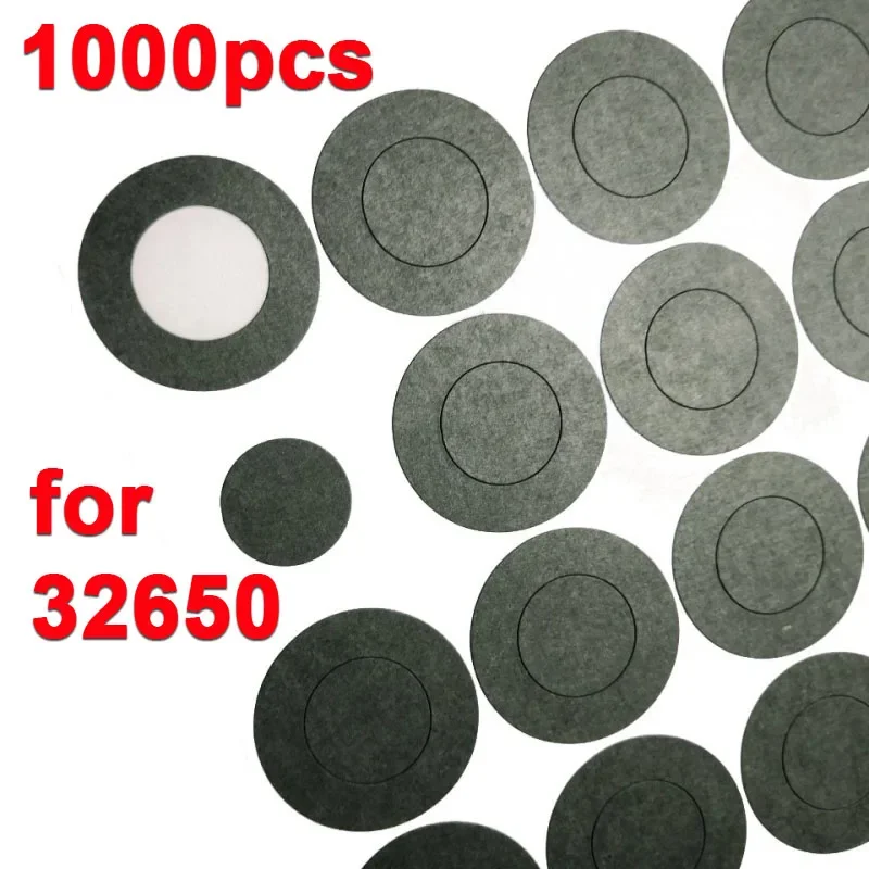 1000pcs/lot 32650 Battery Insulation Washer Insulator Adhesive One Side Glue High Temperature Insulation Ring