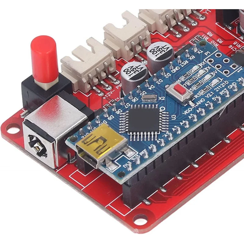 USB 드라이버, CNC 컨트롤러용 USB-5핀 T형 헤드 데이터 케이블 (조각, PCB 기판, 2핀 및 3핀 레이저 지원)