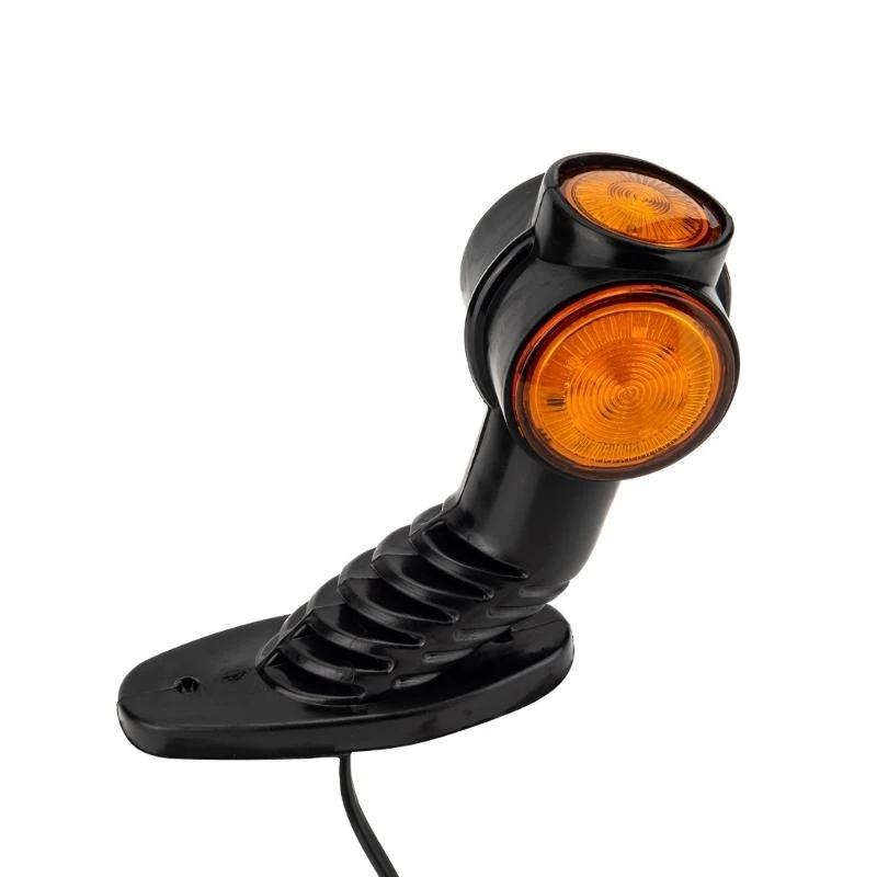 37JE Universal LED Side Marker Light 12/24V Truck Trailer Position Lamp Waterproof 2x
