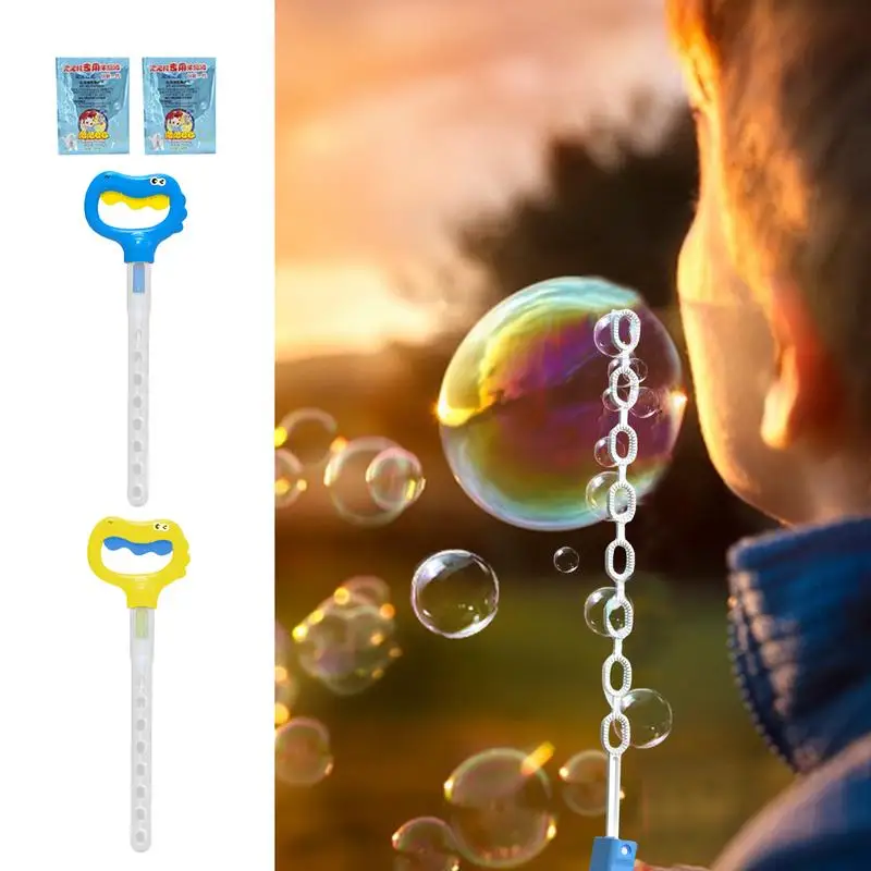 5-Claw Bubble Wands Toy 36-Hole Smiling Face Wand Big Manual Bubble Machine Stick Toy With 5 Claws For Summer Outdoor Games