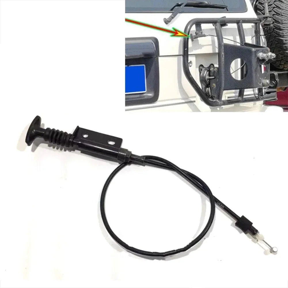 1Pc Spare Wheel Carrier Lock Control Cable Assy Tailgate Lock Cable 51950-60030 For Toyota Land Cruiser LC100 LC200 1998-2021