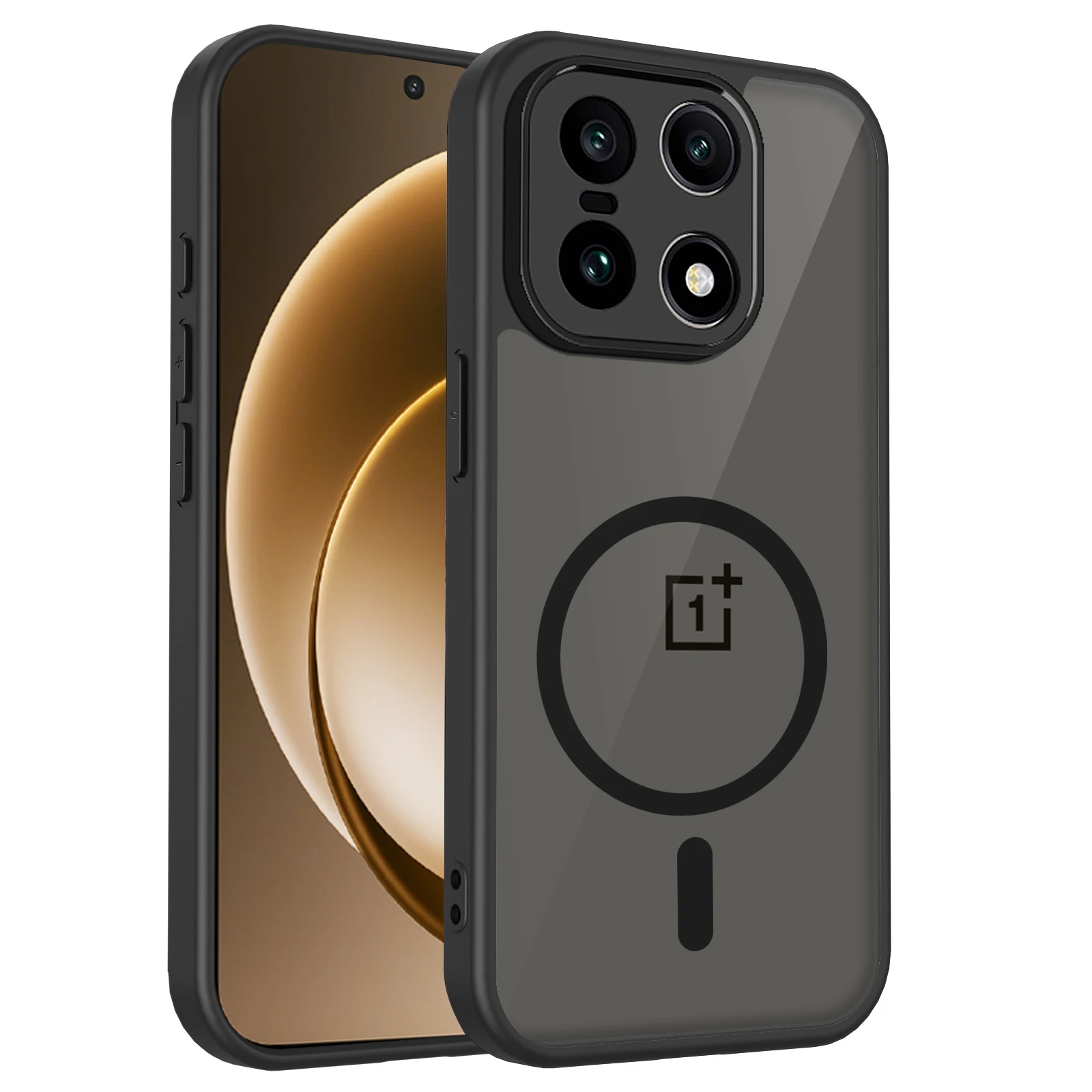 Luxuriöse matte durchscheinende magnetische stoßfeste Hülle für OnePlus 15 ACE5 Pro 13S 13R NordCE5 für Magsafe Wireless Charge Hard Cover