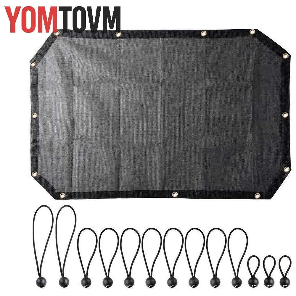 

Car Roof Sunshade Mesh for Jeep Wrangler JK JKU 2007-2018 UV Protector Top Cover Exterior Accessories