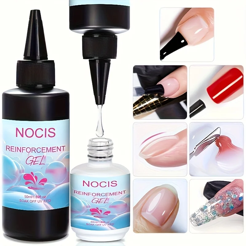 

1.69oz Clear Builder Gel for Nails 7in 1 Nail Builder Strengthener Gel Clear Color Builder Extension Nail Gel for Holiday