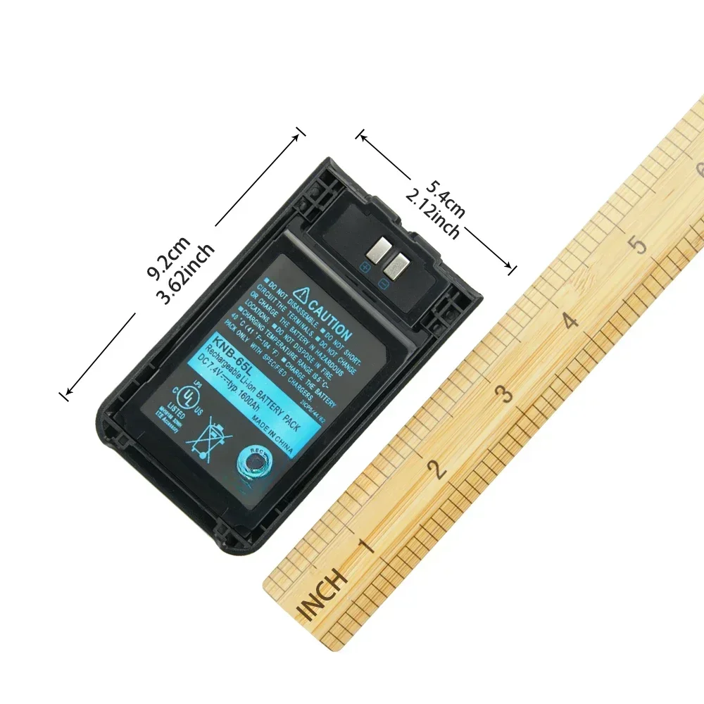 7,4 В 1600 мАч для Kenwood TK3000 U100 U100D TH-K20A K40A Сменный аккумулятор для двусторонней радиосвязи KNB-63L KNB-65L литий-ионный аккумулятор
