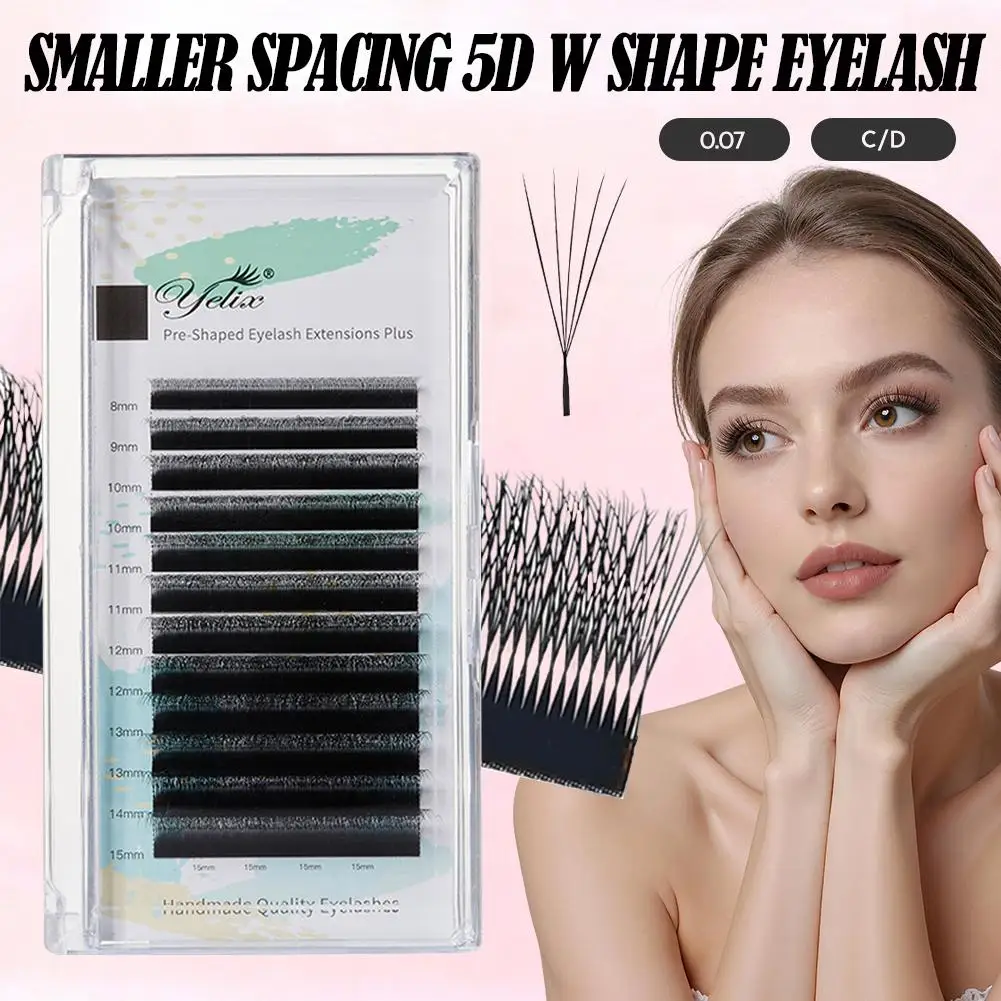 

Накладные ресницы G6K3: густые, 5D, W-образные, долговечные, без клея, с небольшим расстоянием между ресницами, мягкие, для естественного макияжа, инструменты для наращивания.