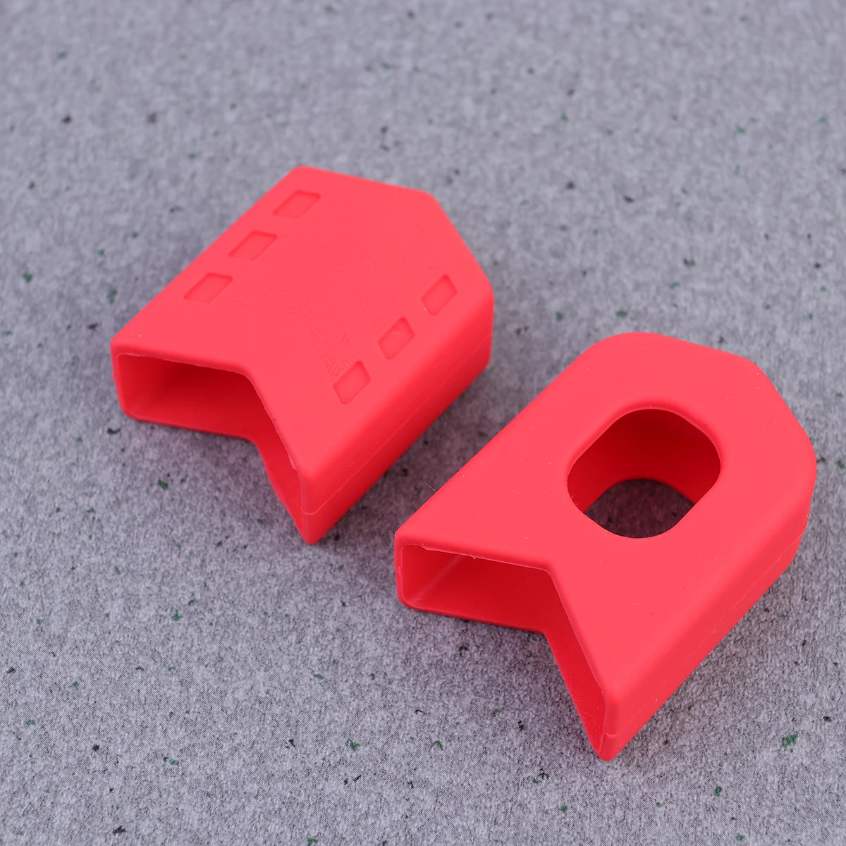 

4pcs Crank Arm Cases Red Silicone Heat-Resistant Oil-Resistant Anti-Slip Crank Sleeve For Mountain Bike Road Bike Cycling