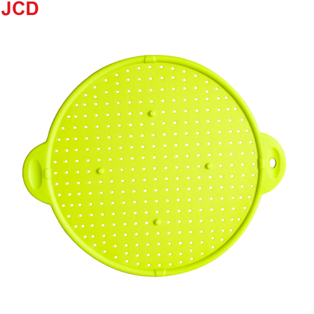 Hot Splatter Screen Guard Kitchen sottopentola coperchio della pentola coperchio della padella Silicone Spill stopper Wash Strainer Hook Design High