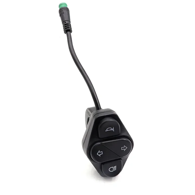 B37B-Headlight Button For Kukirin G2 Master Electric Scooter 5 Pin Turn Signal Switch Accessories