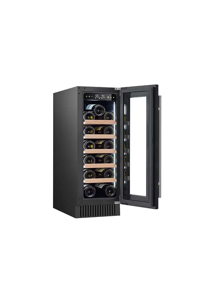 ไม้Rack Storageหรูหราอิสระไวน์และเครื่องดื่มCoolerตู้เย็นWine Cellarตู้