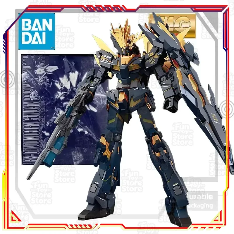 

Bandai Gundam Unicorn Banshee MG 1/100 RX-0 UNICORN 02 BANSHEE Model Kit Anime Action Figure Assembly Toy Gift for Boys