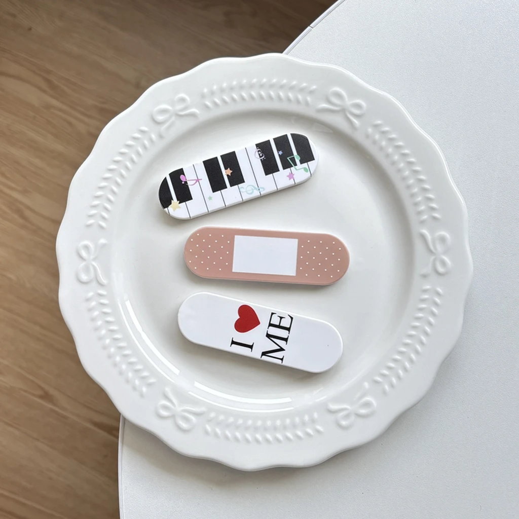 Fun Piano Key Notes Letter Band Aid for All Universal iPhone Samsung Push Pull Phone Bracket Finger Ring Holder Accessories