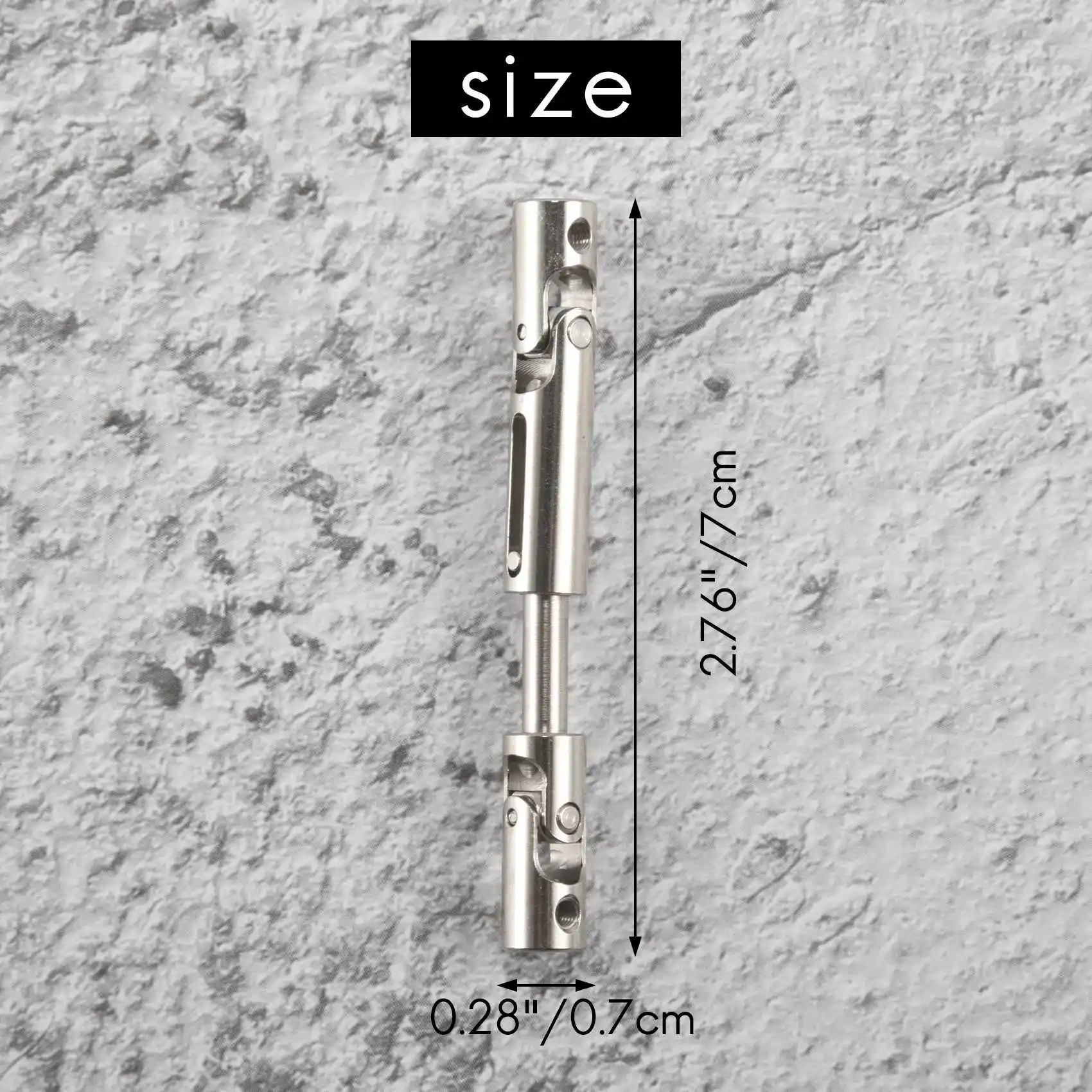 عمود قيادة معدني لشاحنة تحكم عن بعد ، سيارة مجنزرة ، عمود سفلي ، جزء ترقية لشاحنة تحكم عن بعد ، إكسسوارات