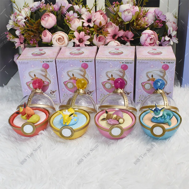 4-6pcs/set Pokemon Sleeping Figurine Toys Cute Dreaming Case 2