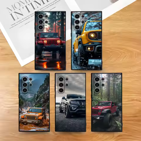 CAR Jeeps-S off-road SUV Phone Case for Samsung S series s21 s22 s23 s24 s25 FE Plus Ultra TPU Soft to Skin-friendly case