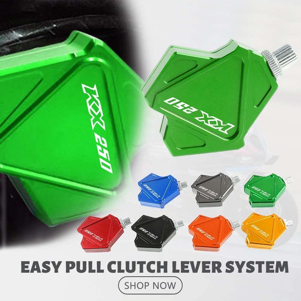 

2023 Motorcycle Parts Stunt Clutch Lever Easy Pull Cable System For Kawasaki KX250 KX 250 1990-2008 2000 2001 2002 2003 2004