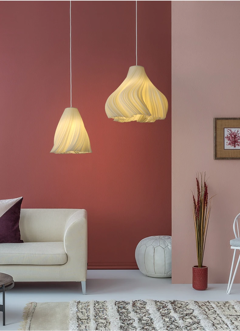 Modern Creative 3D Printing Ceiling Chandelier for living room Bedroom Bedside Restaurant Pendant Lights Dining Table Decor Lamp