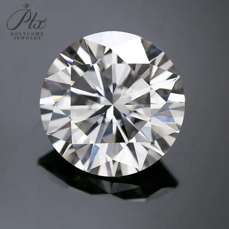 

Lab Grown Moissanite Round Shape D Color Pass Diamond Tester with GRA Certificate Beads Advanced Jewelry Making Materials DIY