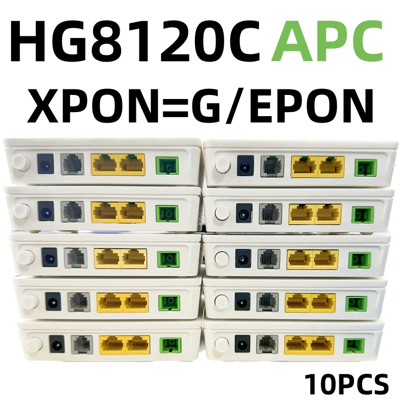 Módem óptico HG8120C APC ONT termianl, software en inglés, compatible con HG8321R FTTH GPON/EPON/XPON ONT ONU, adecuado para Huawei, nuevo