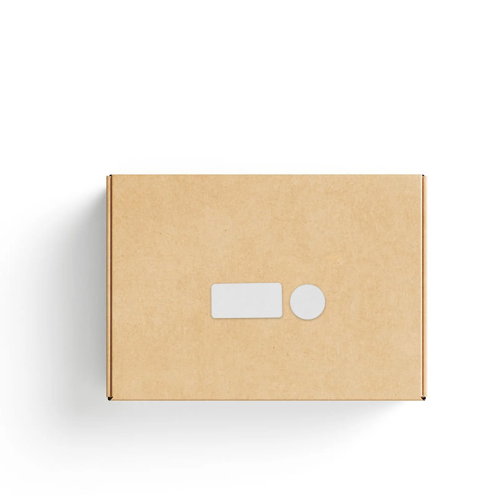 

2 Rolls Blank Diamond Art Stickers Self Adhesive Writable Rectangle Round Dot Labels for DIY Craft Wrapping Storage Containers